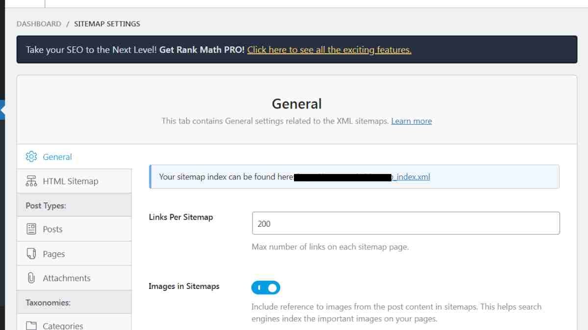 Generate Sitemap WordPress