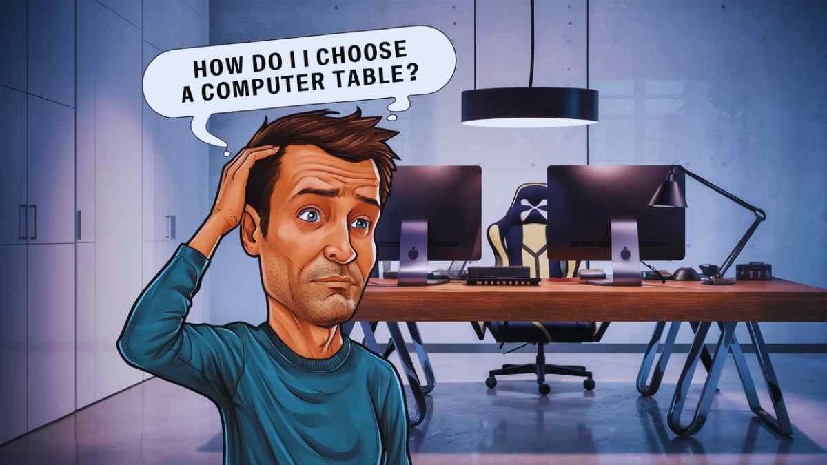 How do I choose a computer table