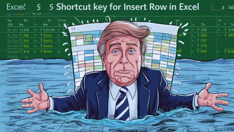 Shortcut key for insert row in excel